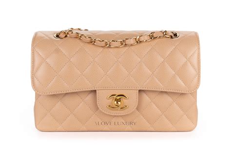 chanel small classic flap beige clair|Chanel classic flap shoulder bag.